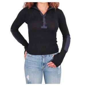 NEW ULLA JOHNSON drew pullover sweater in noir